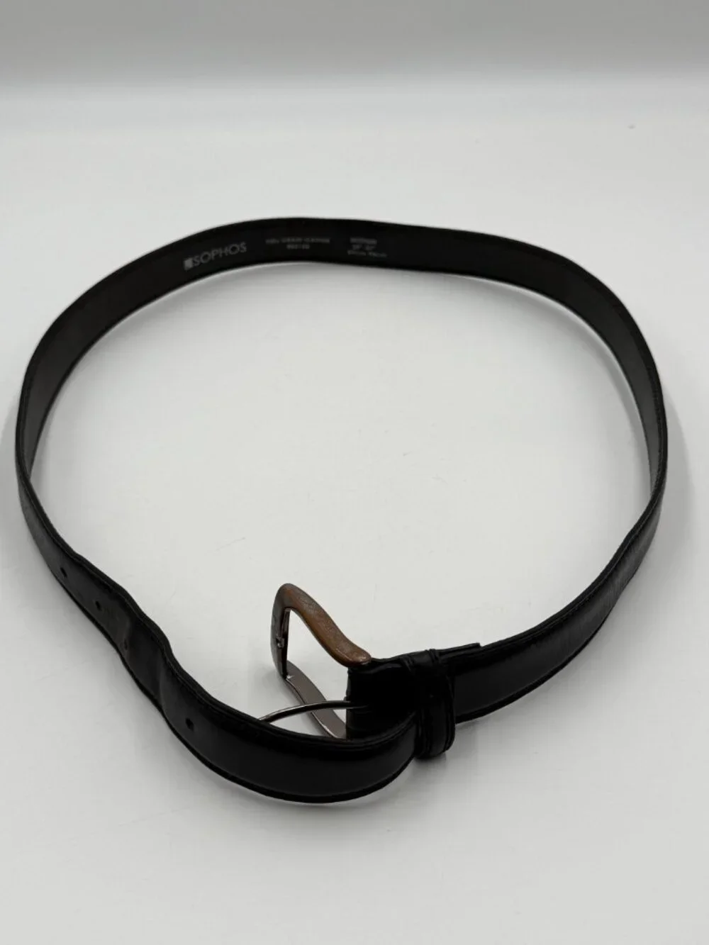 Sophos Full Grain Leather Belt Men's Size M 35